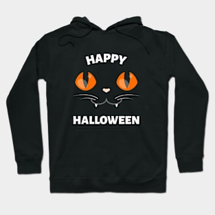 Happy Halloween Black Cat Hoodie